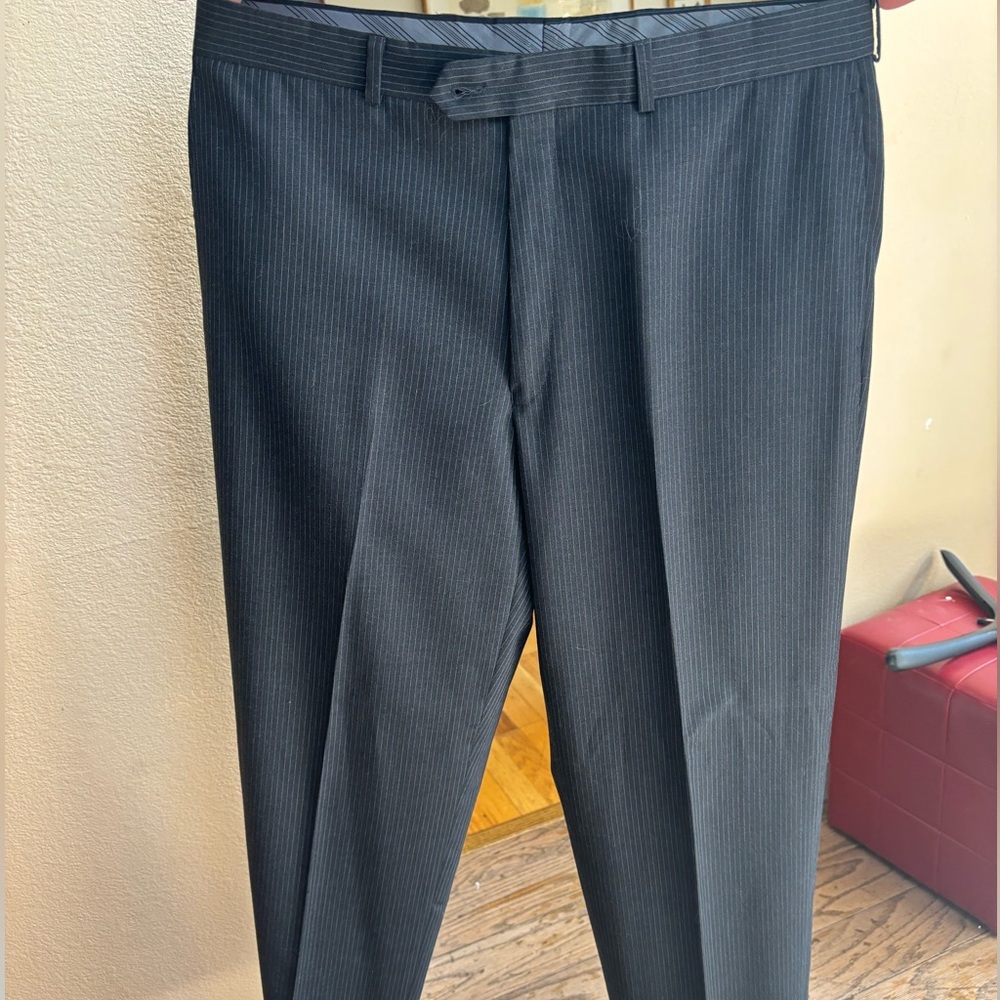 Calvin Klein Striped wool Suit Pants